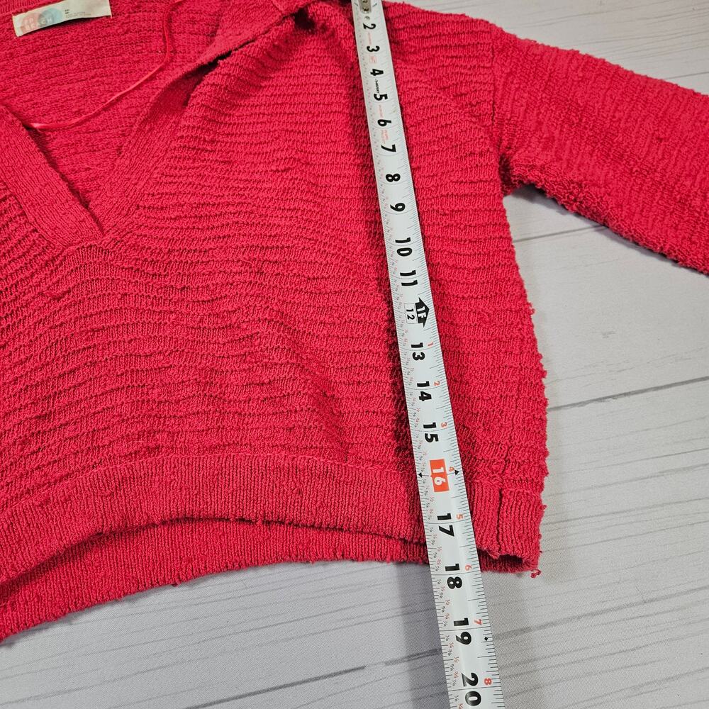 Free People Beach Hot Pink Sweater Oversized - XS - Picture 6 of 6